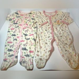 Duck Duck Baby Clothes 2 Pack One Pieces 3-6month